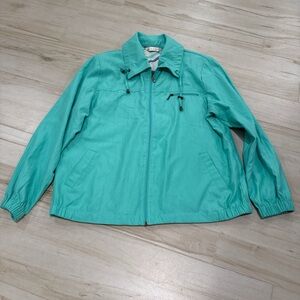 Allison Daley Aqua Utility Jacket